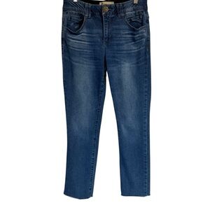 Democracy AB Technology Stretch Jeans Frayed Hem BN216RJNG Women’s Size 4